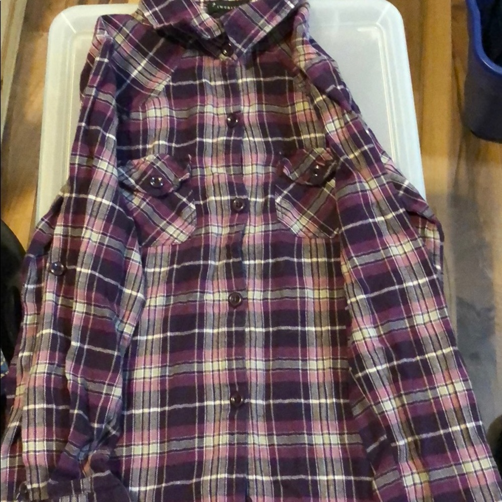 Flannel button up
